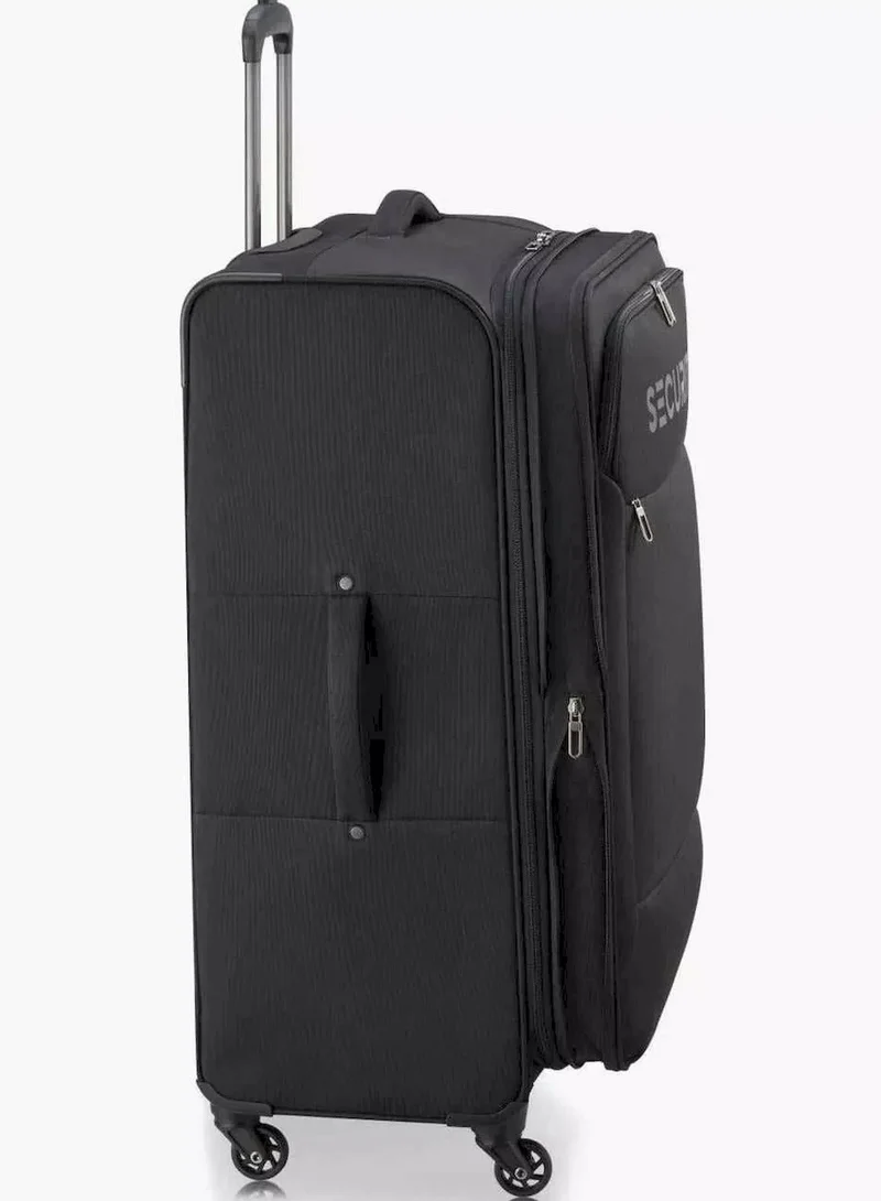 DELSEY Paris Securitech Vanguard By Delsey Paris 70 Cm 4-Double Wheeled Expandable Check-In Luggage Trolley Case - Black